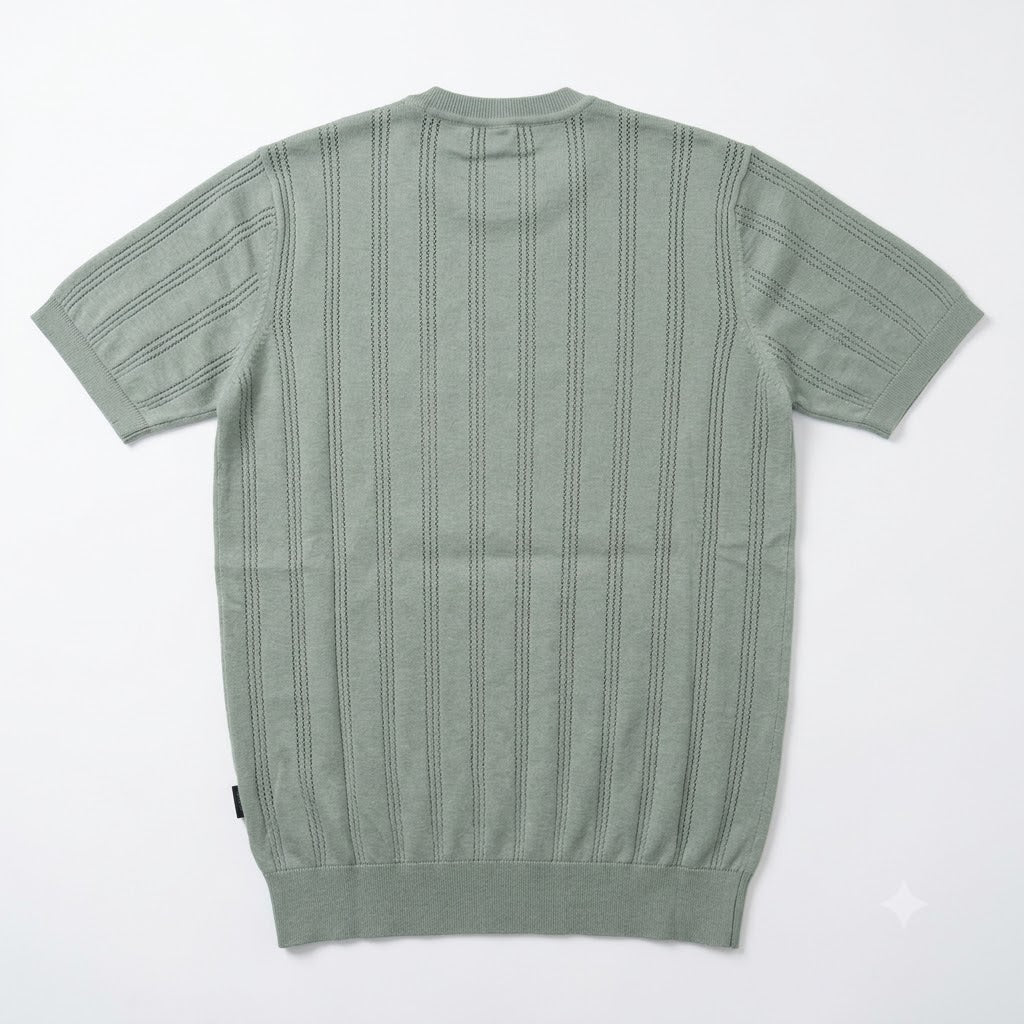 T-SHIRT TRAFORATA IN FILO