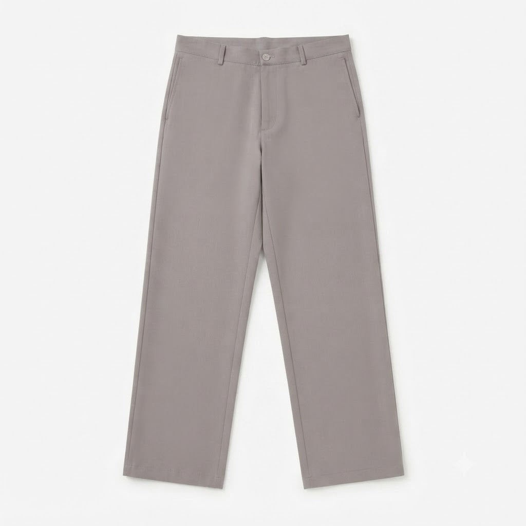 Pantalone Wide-Leg Comfort  Fondo Largo