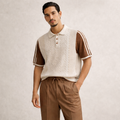 Polo SYST In Filo Intrecciata Panna