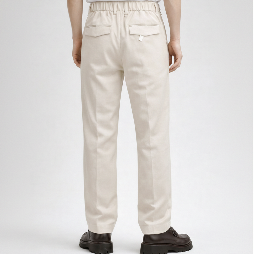 Pantalone SEINSE Sartoriale Comfort Strech Ecru