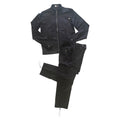 Coordinato  – Giacca Zip & Cargo Pants in Gabardine Tecnica - Nero