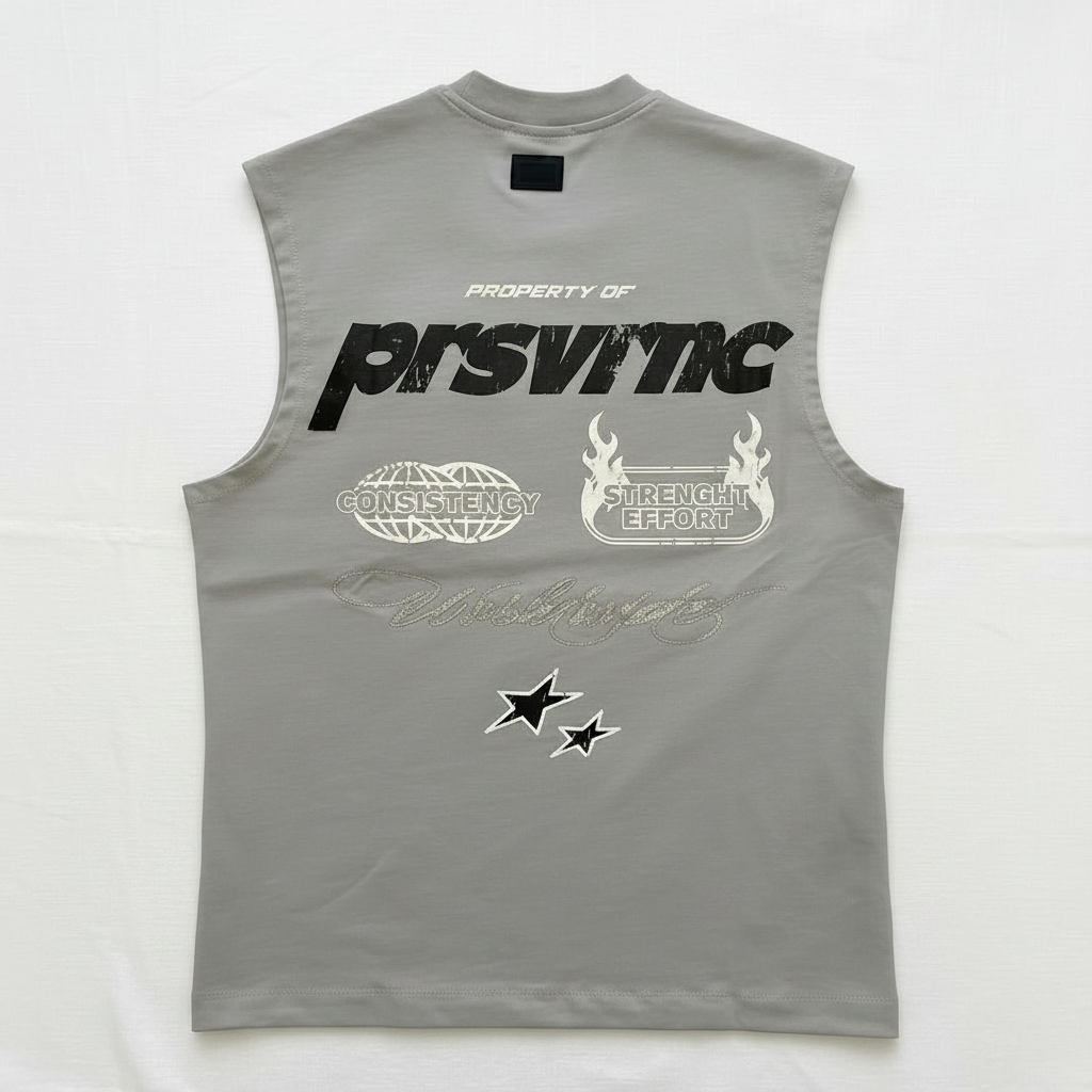 T-Shirt SYST Giromaniche Grigia