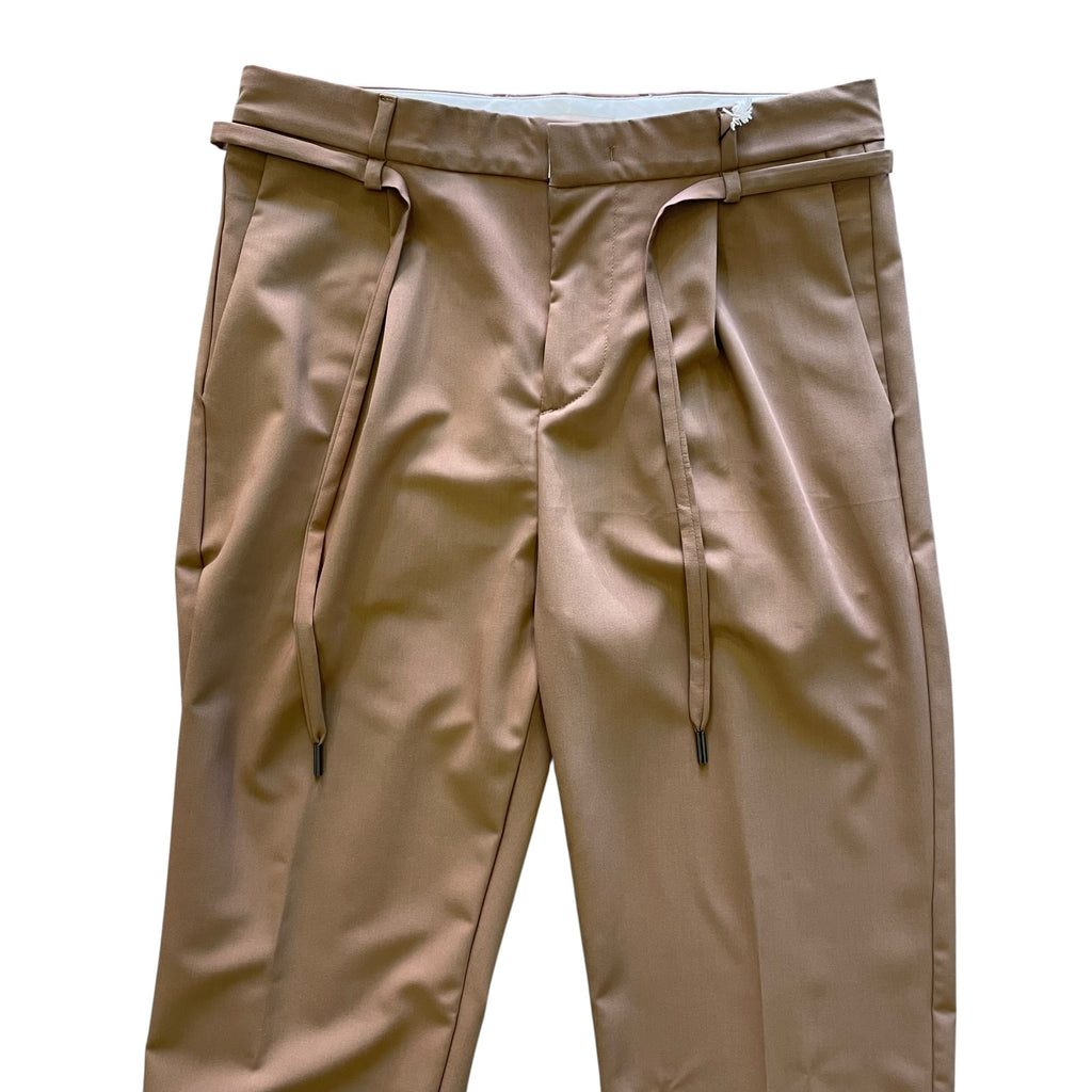 Pantaloni PRIME Tailored con Coulisse Esterna – Camel