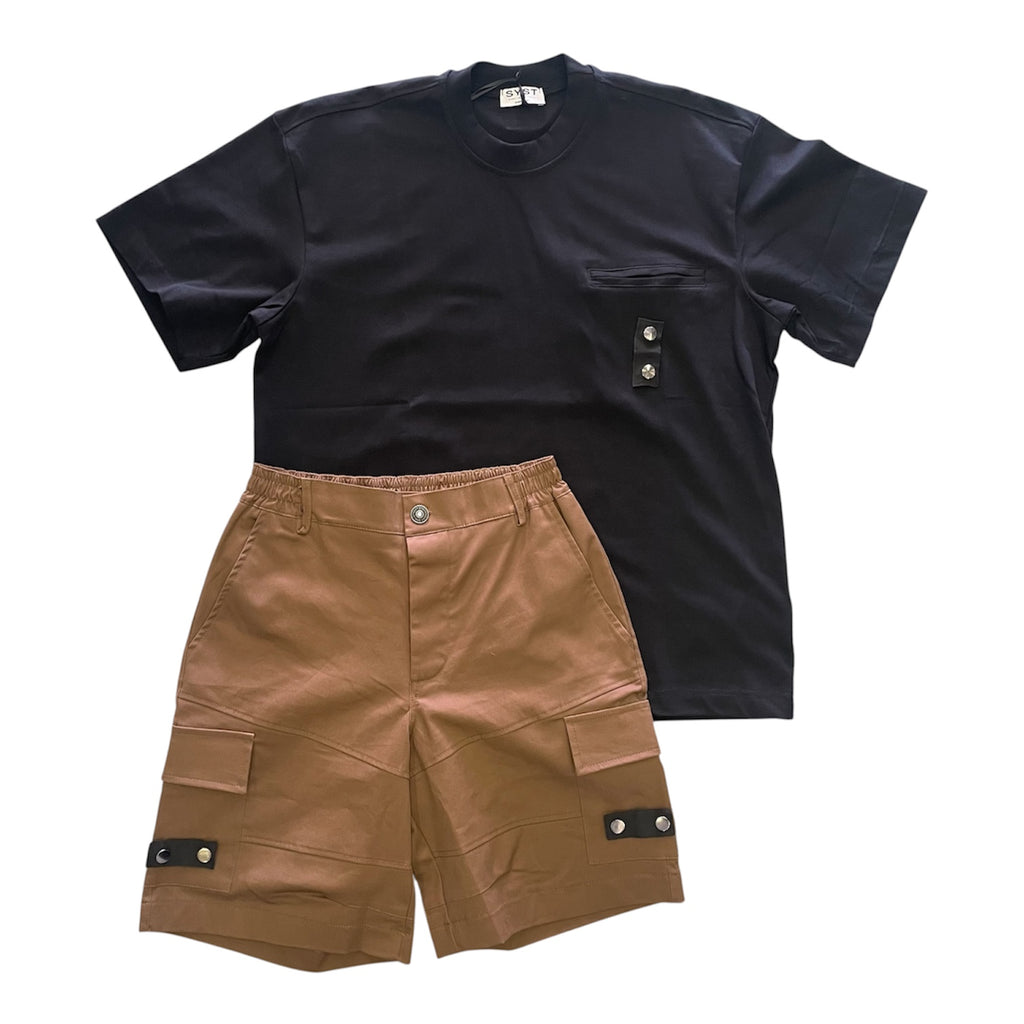Completo SYST  T-shirt & Shorts Tabacco