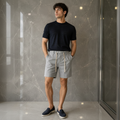 Bermuda Sartoriale Fluido con Coulisse – Perla