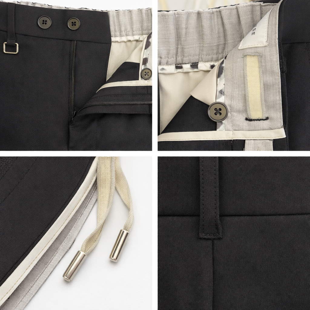 Pantalone SEINSE Sartoriale Comfort Strech Nero