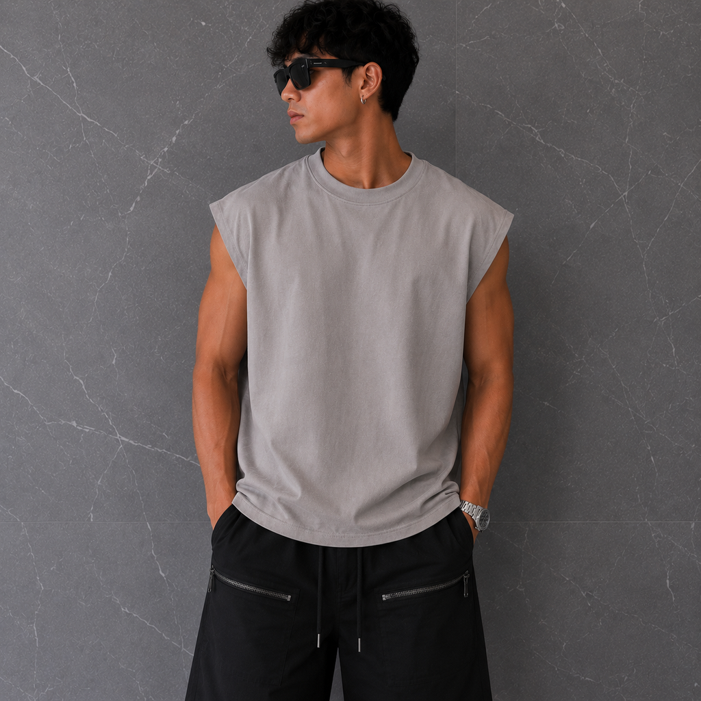 T-Shirt SYST Giromaniche Grigia