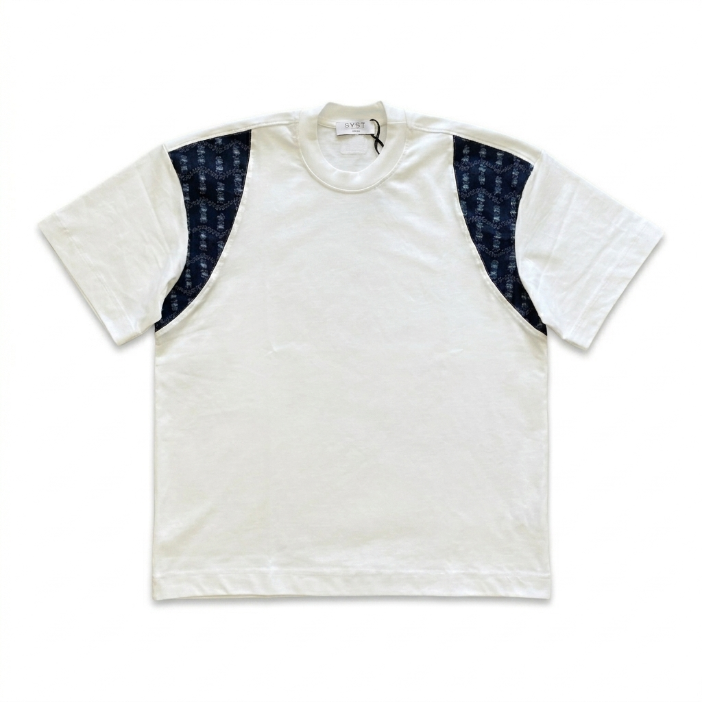 Completo SYST  T-shirt & Shorts Denim Graffiato