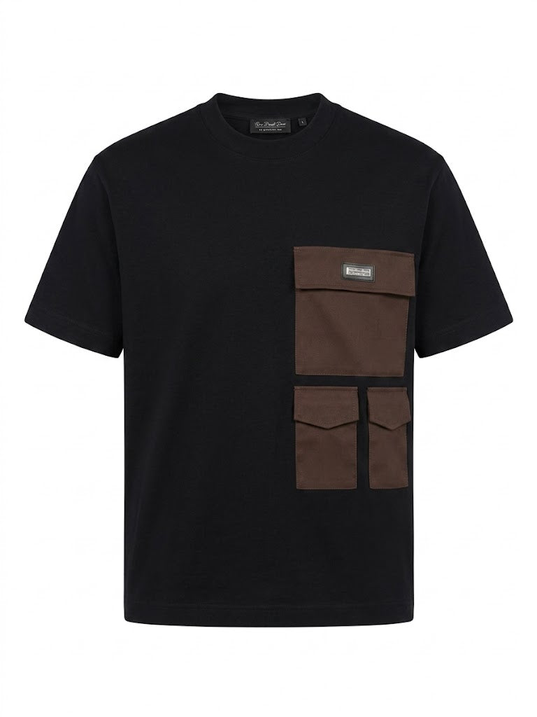 T-Shirt DuePuntoZero Multi Pocket MORO