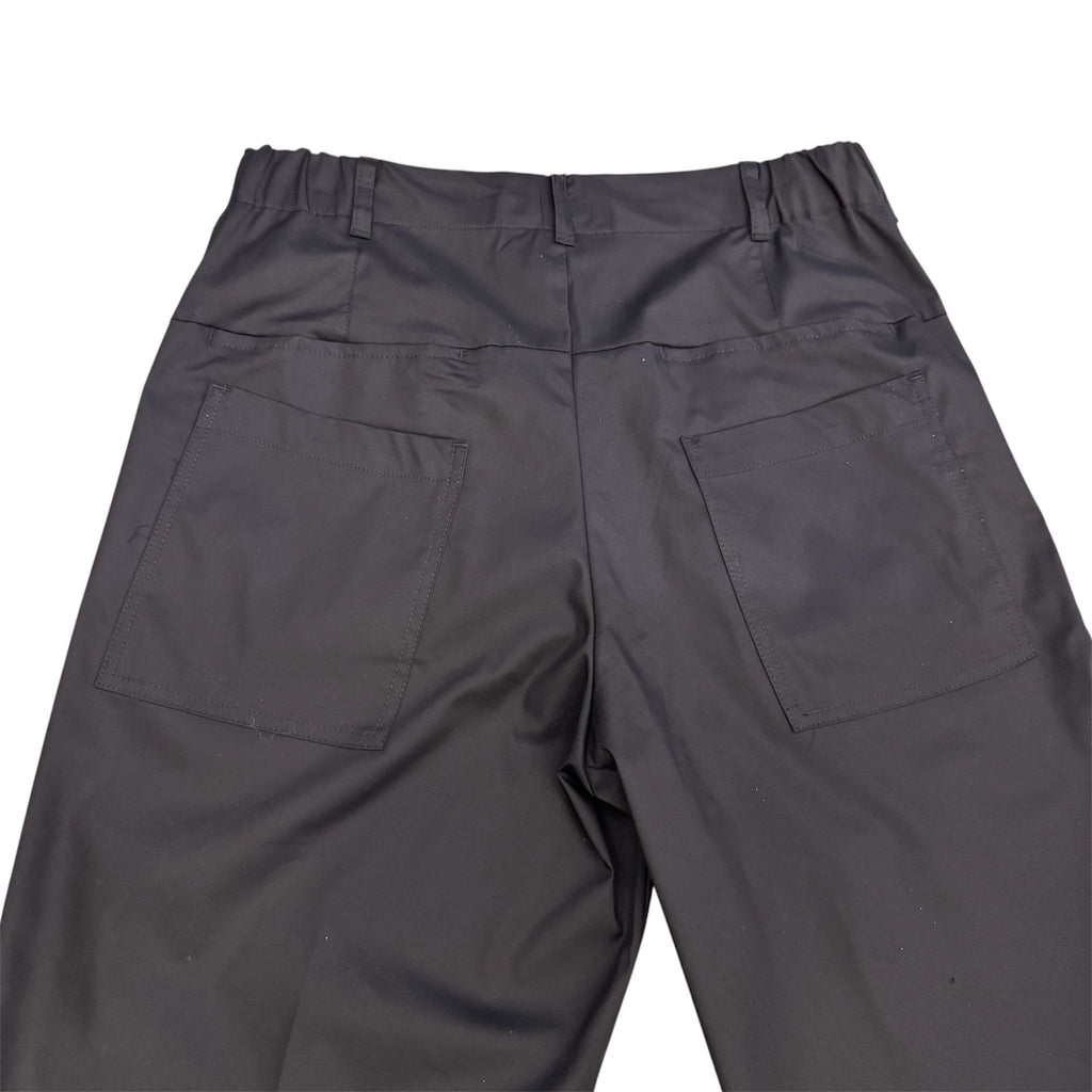Pantalone PRIME Chino "Techno-Cotton" a Doppia Pinces – Black Edition