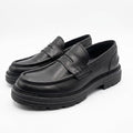 Mocassino Chunky in Pelle – Nero