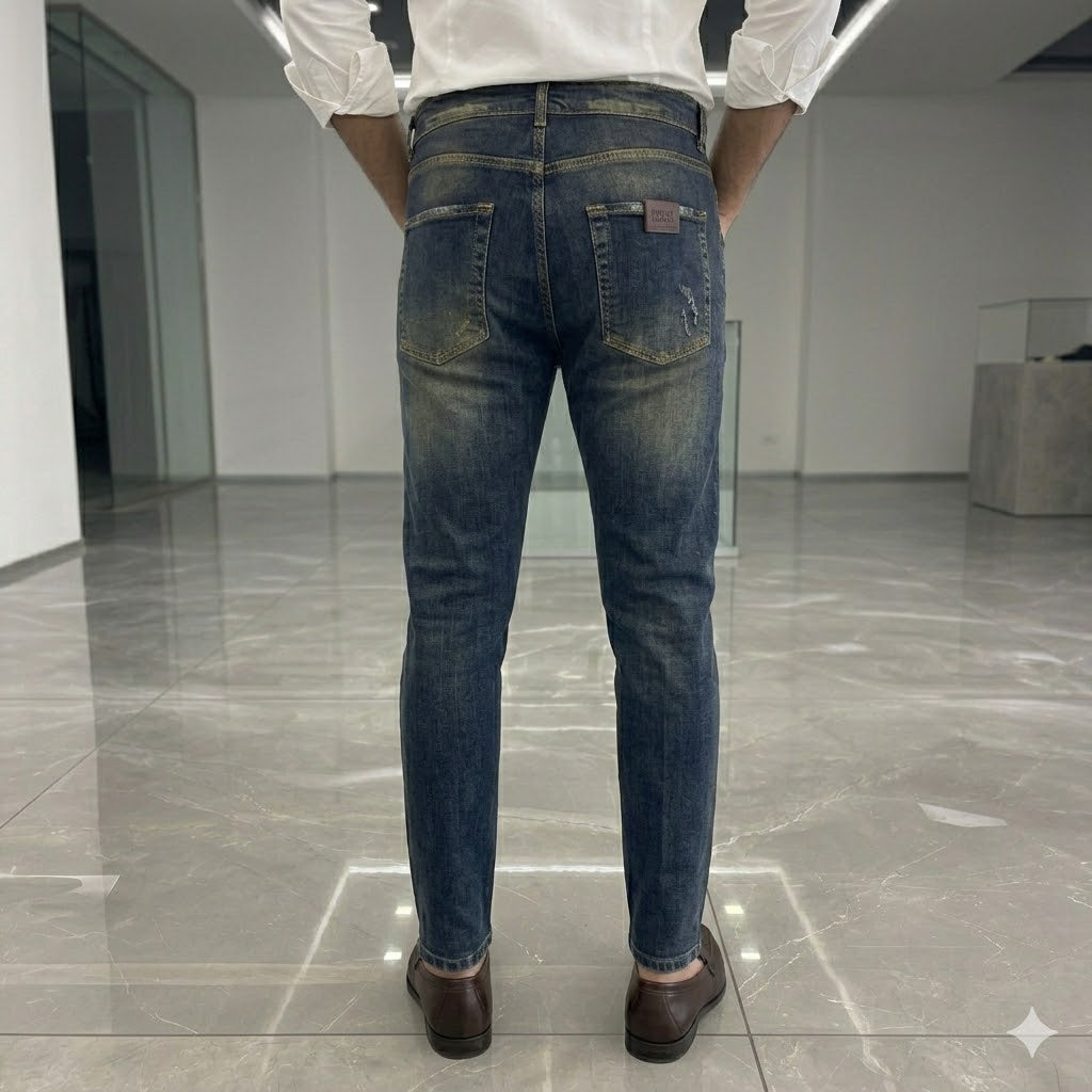 Jeans Premium Lavaggio Vintage e Dettagli Distressed PRIME