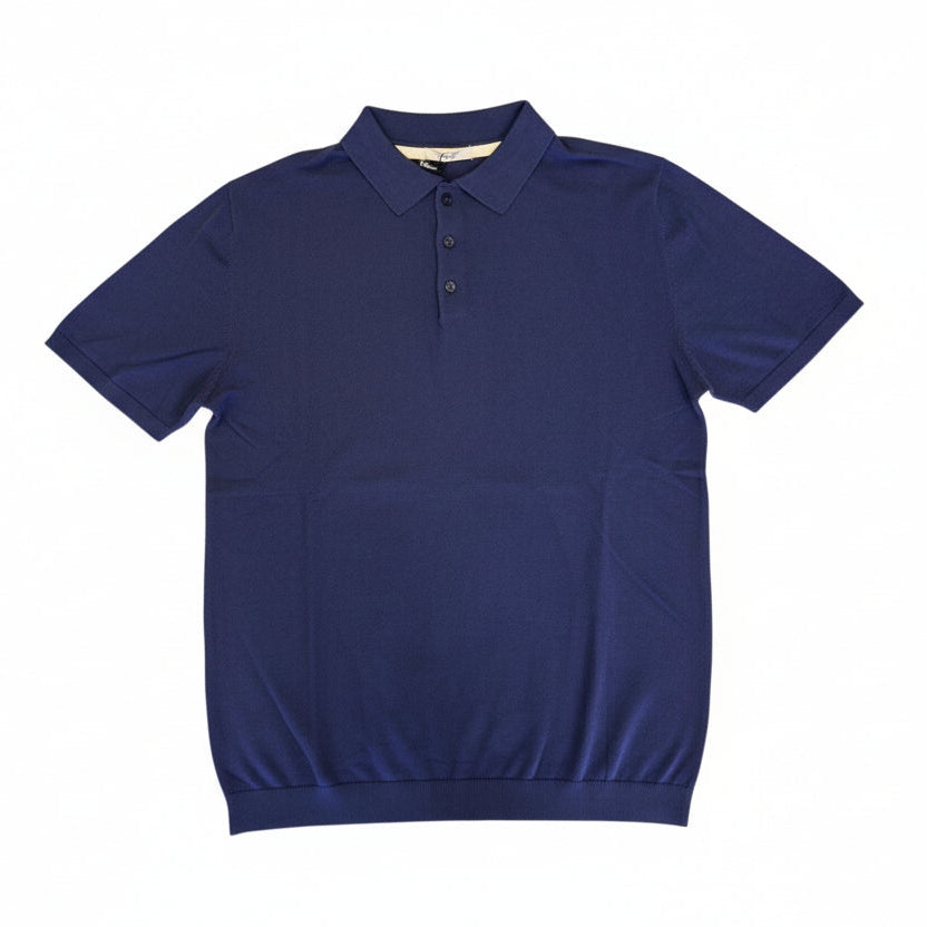 Polo SEINSE in FilO di Cotone Indico
