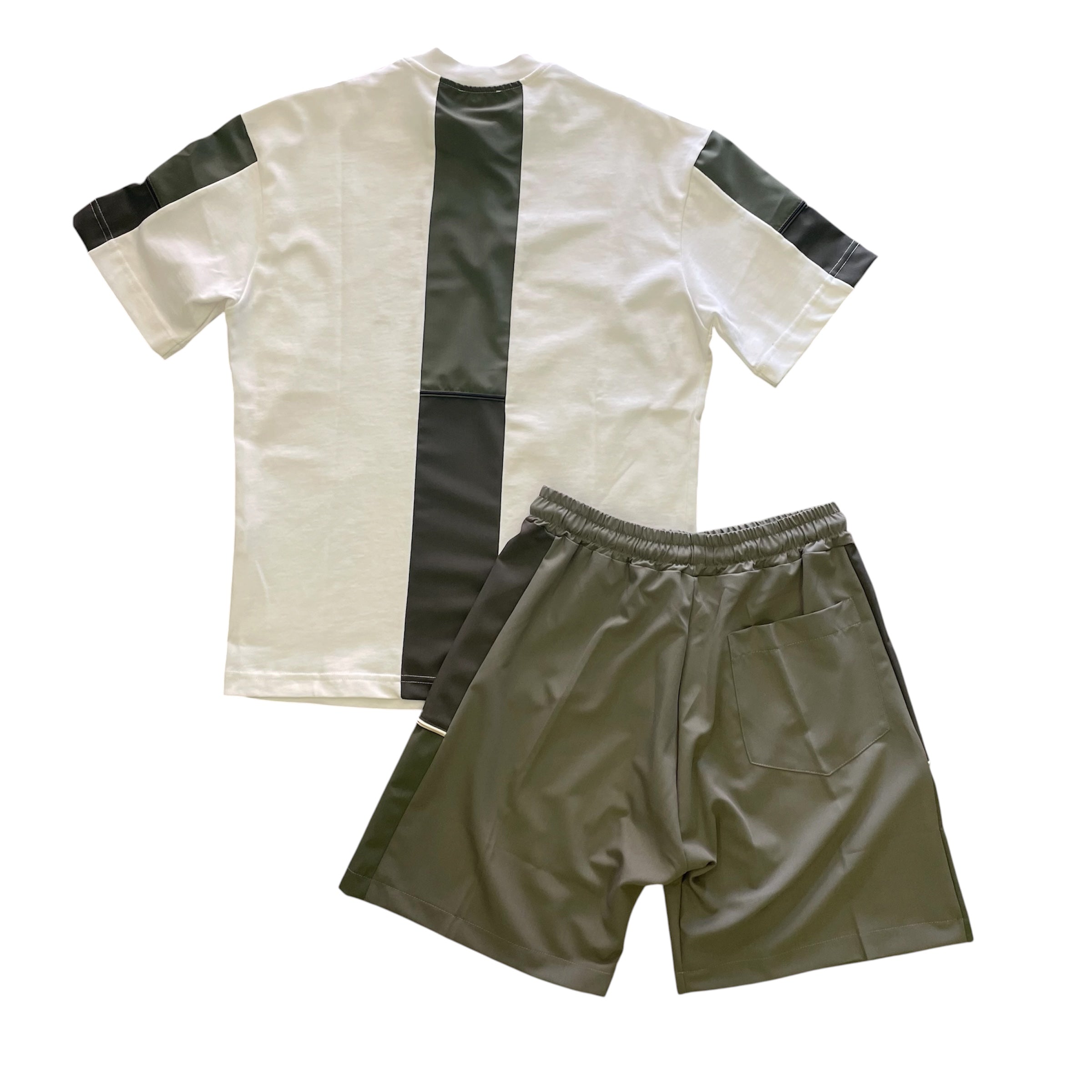Completo  Uomo Black Sand – T-shirt & Bermuda Coordinati SALVIA