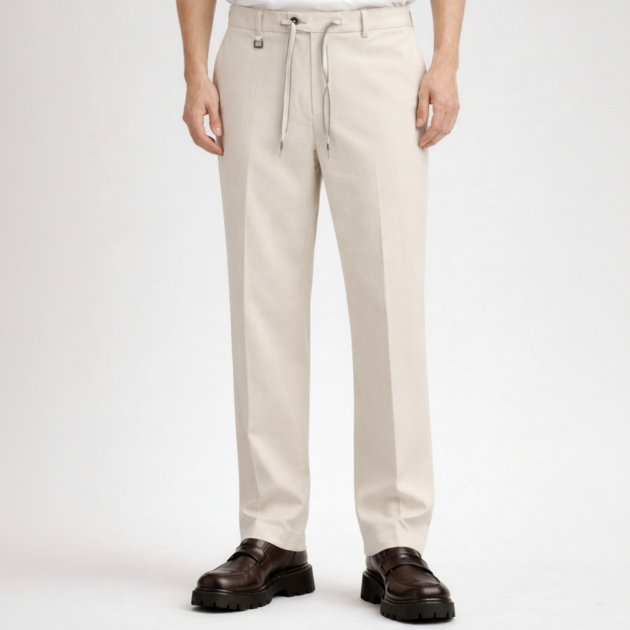 Pantalone SEINSE Sartoriale Comfort Strech Ecru