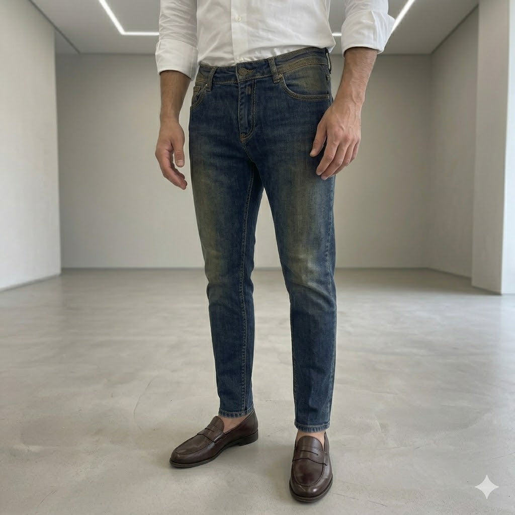 Jeans Premium Lavaggio Vintage e Dettagli Distressed PRIME
