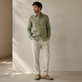 Camicia 100% Lino SALVIA