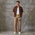 Camicia MILOSE Jon Ferretto Viscosa Fantasia MORO