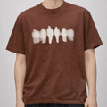 T-shirt Moro SEINSE effetto spray con bordi raw