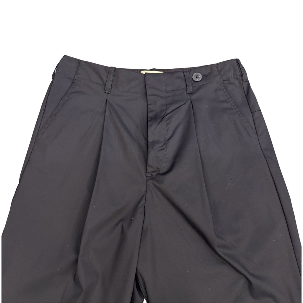 Pantalone PRIME Chino "Techno-Cotton" a Doppia Pinces – Black Edition