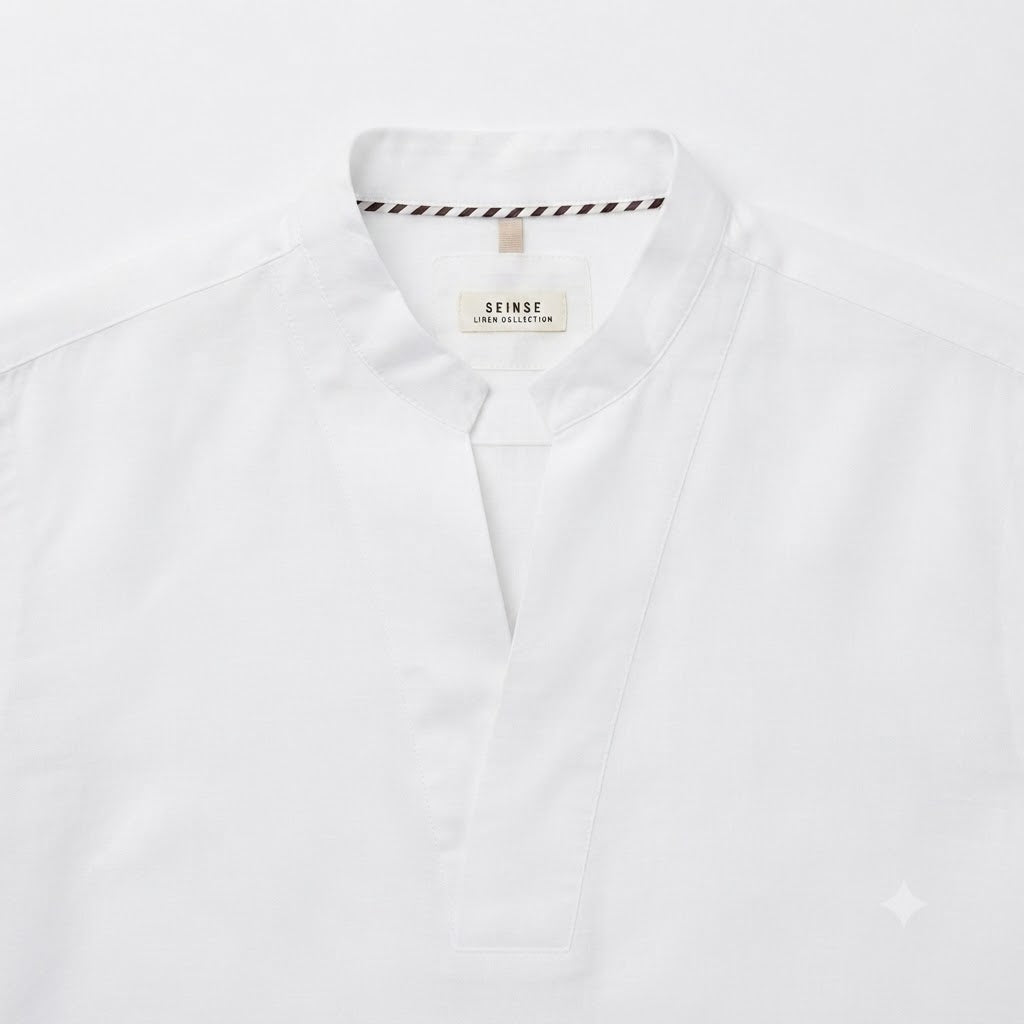 Camicia Coreana V 100% Lino