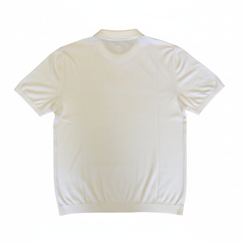 Polo SEINSE in FilO di Cotone Bianca