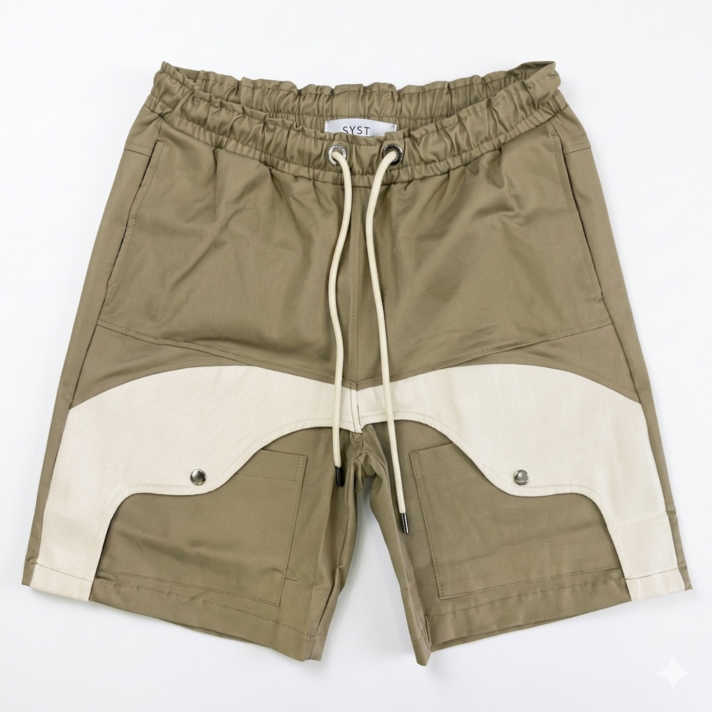Completo SYST  T-shirt & Shorts Urban Armor Beige