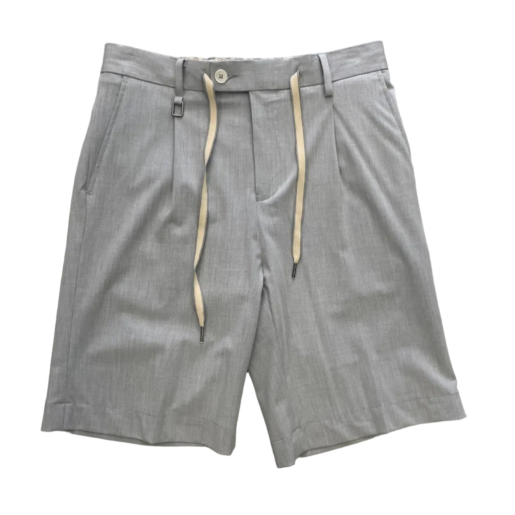 Bermuda Sartoriale Fluido con Coulisse – Perla