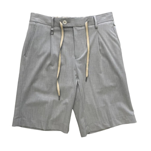 Bermuda Sartoriale Fluido con Coulisse – Perla