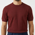 T-SHIRT SEINSE TRAFORATA IN FILO