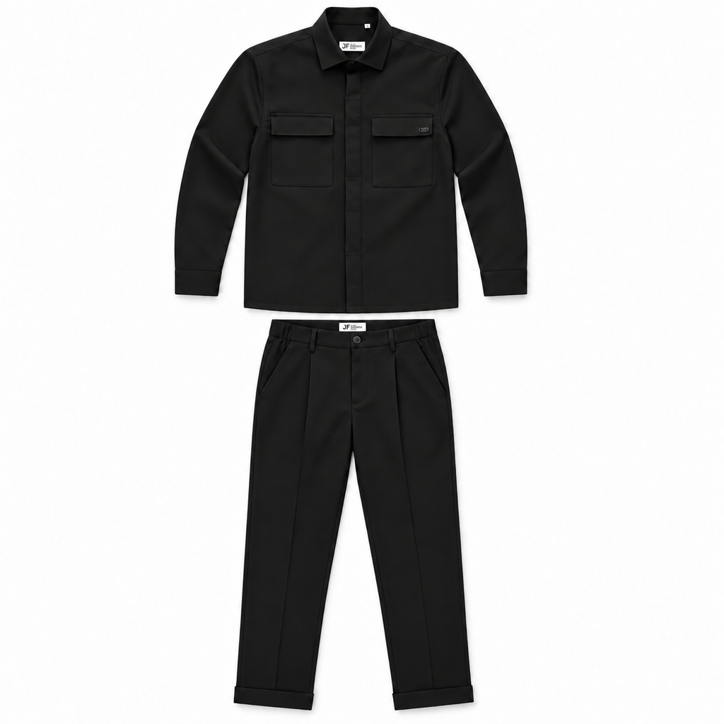 Coordinato  JF  Nero – Camicia e Pantalone