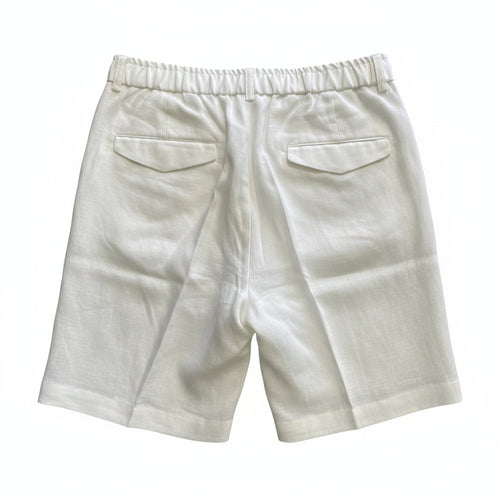 Bermuda in Lino BIANCO – Comfort Estivo Premium