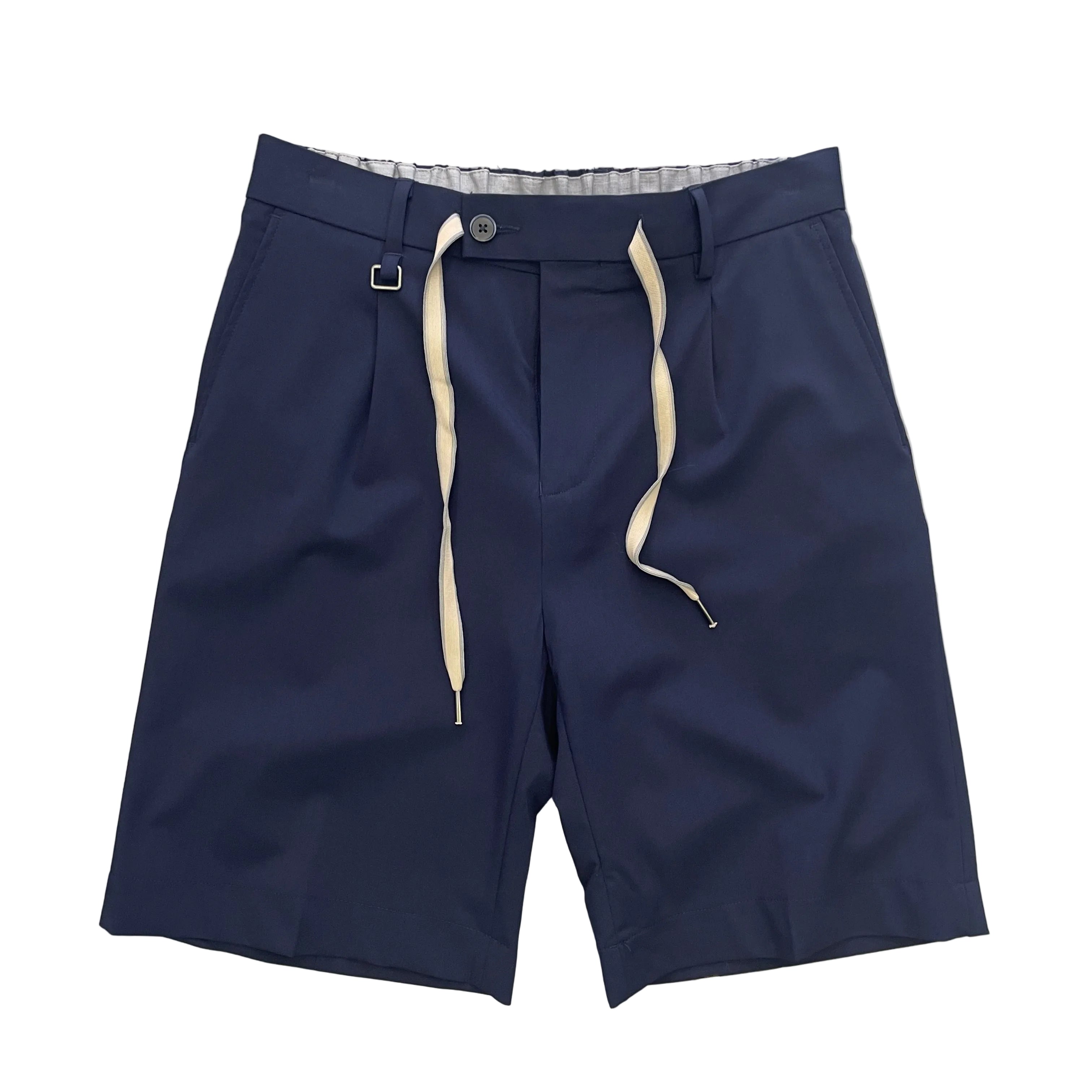 Bermuda Sartoriale Fluido con Coulisse – Blu