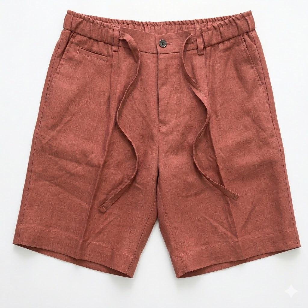 Bermuda in Lino CORALLO – Comfort Estivo Premium