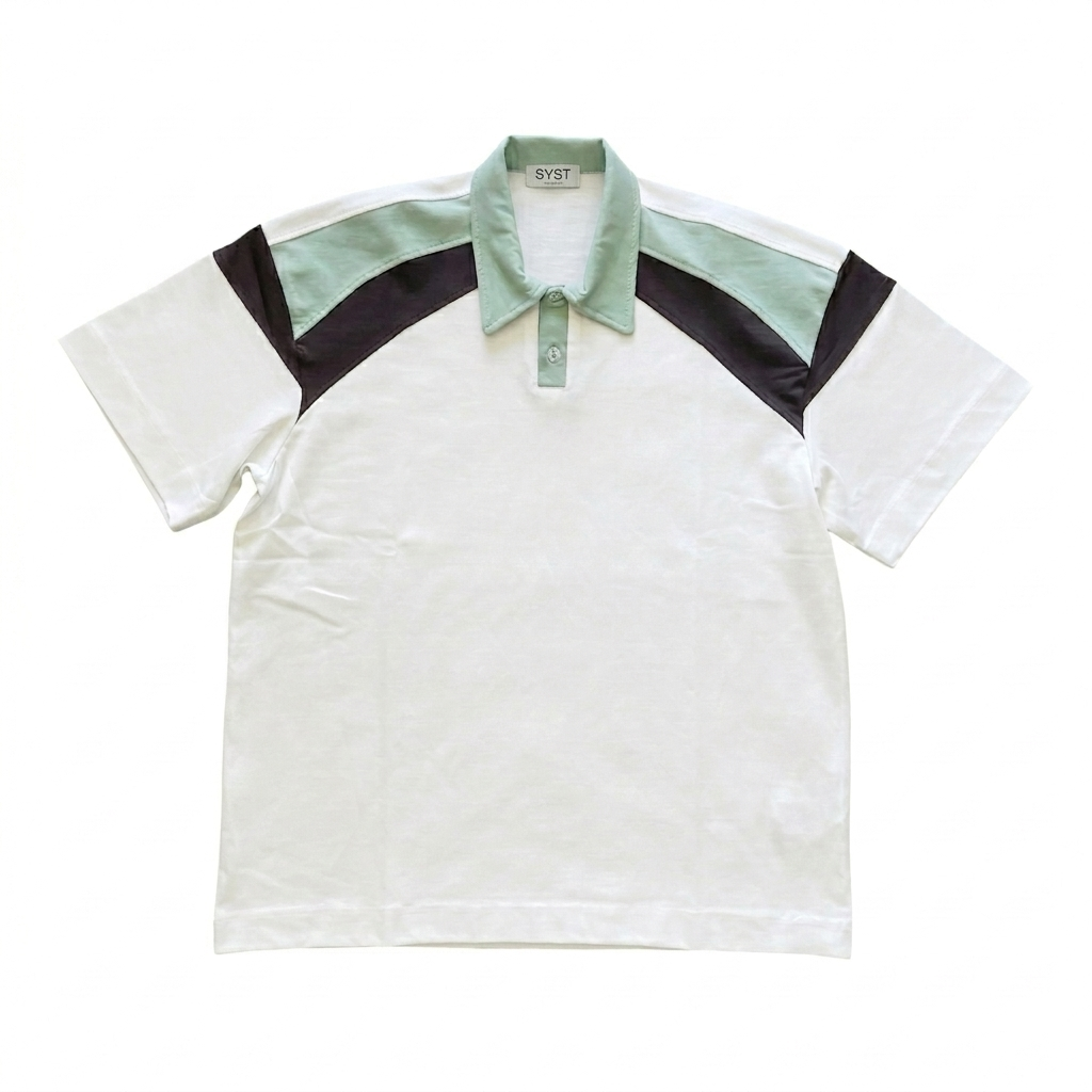 Polo SYST Verde Acqua-Panna