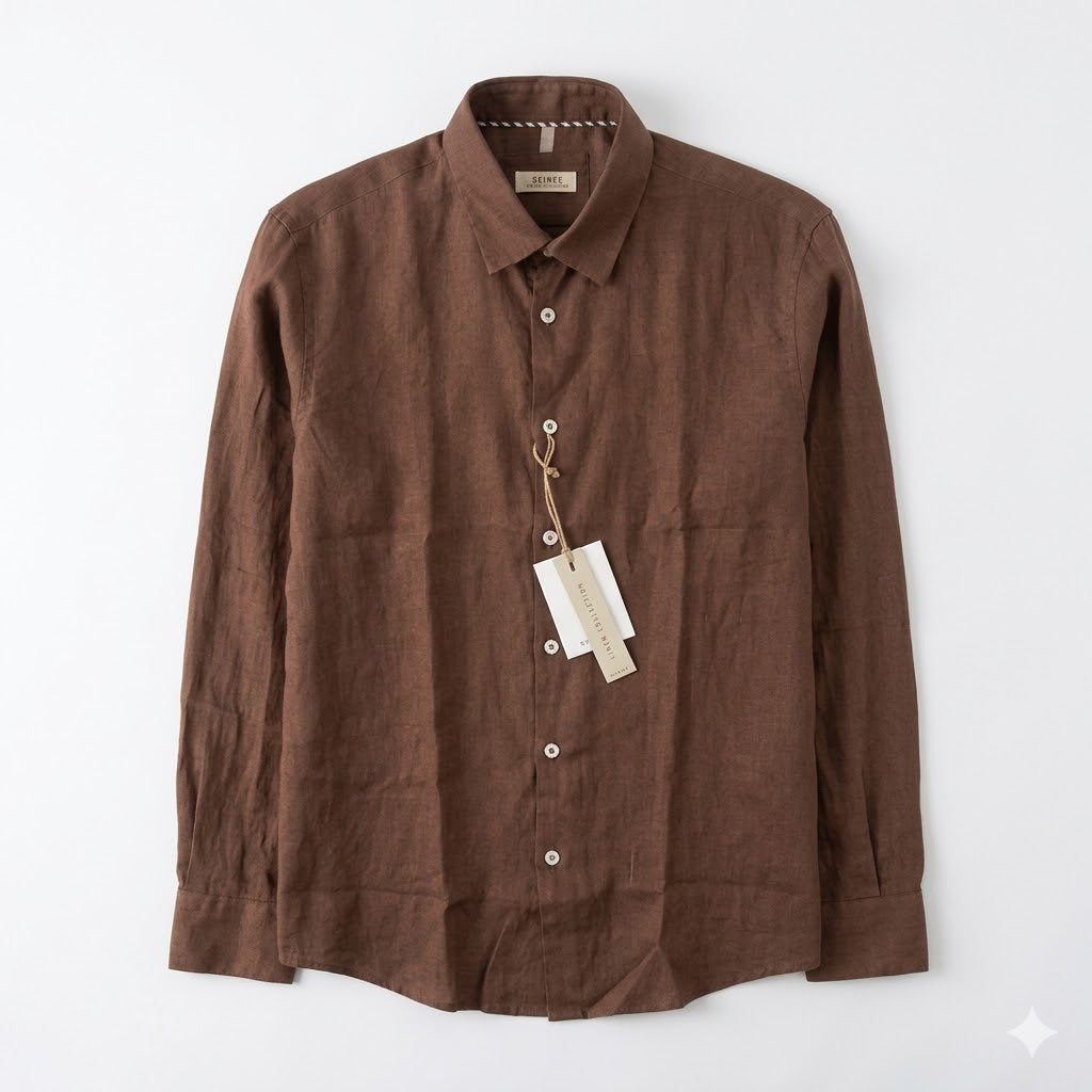 Camicia 100% Lino MORO