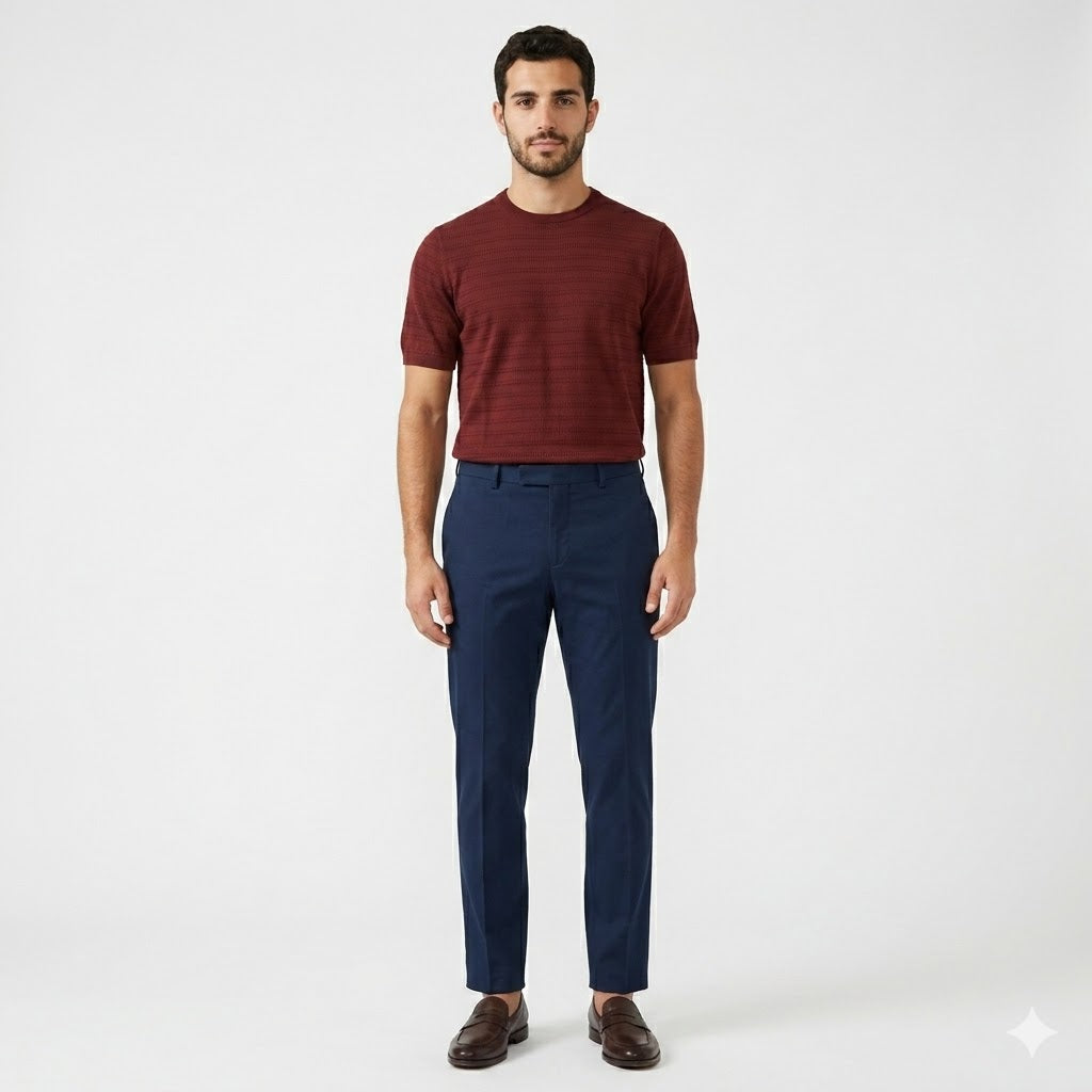 T-SHIRT SEINSE TRAFORATA IN FILO