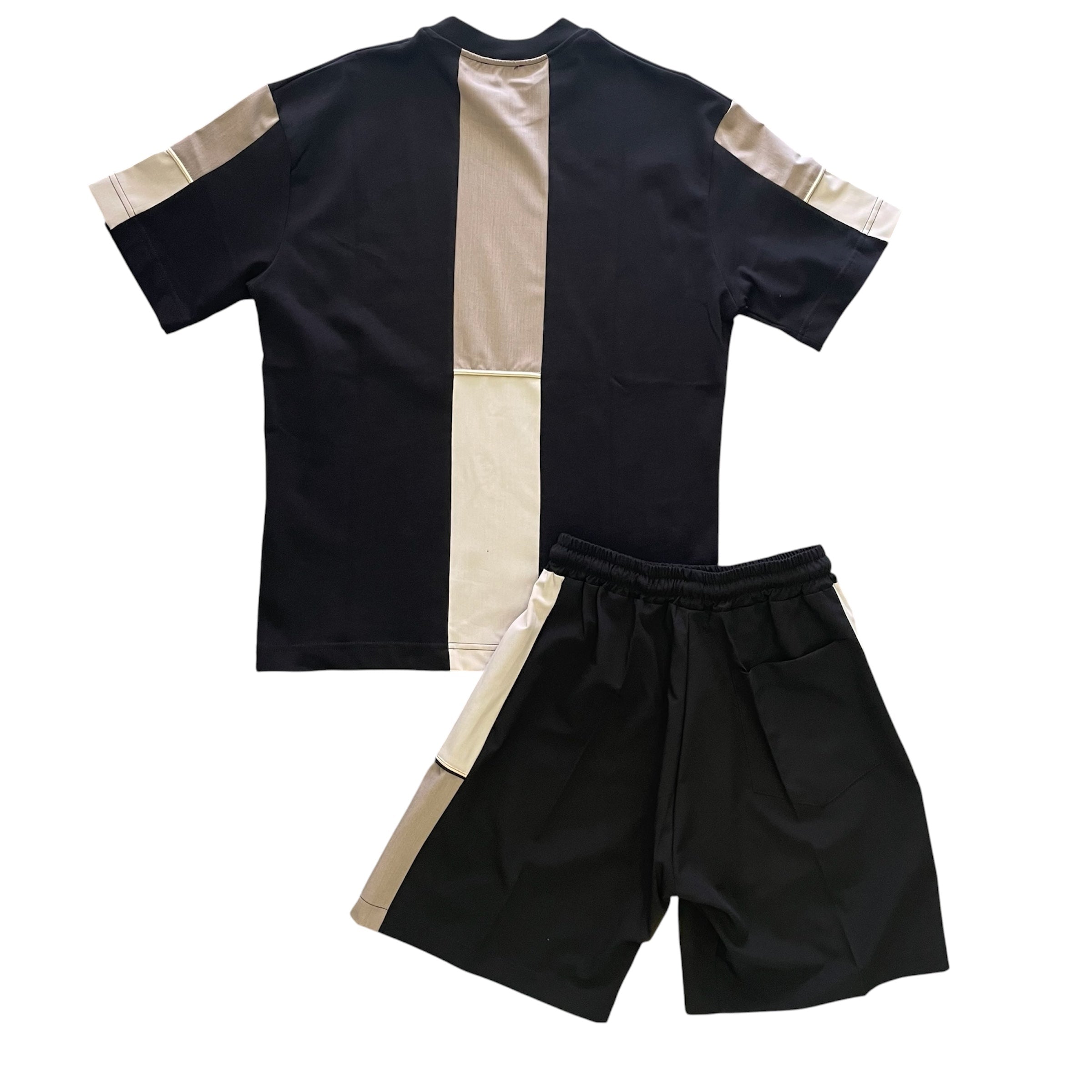 Completo  Uomo Black Sand – T-shirt & Bermuda Coordinati