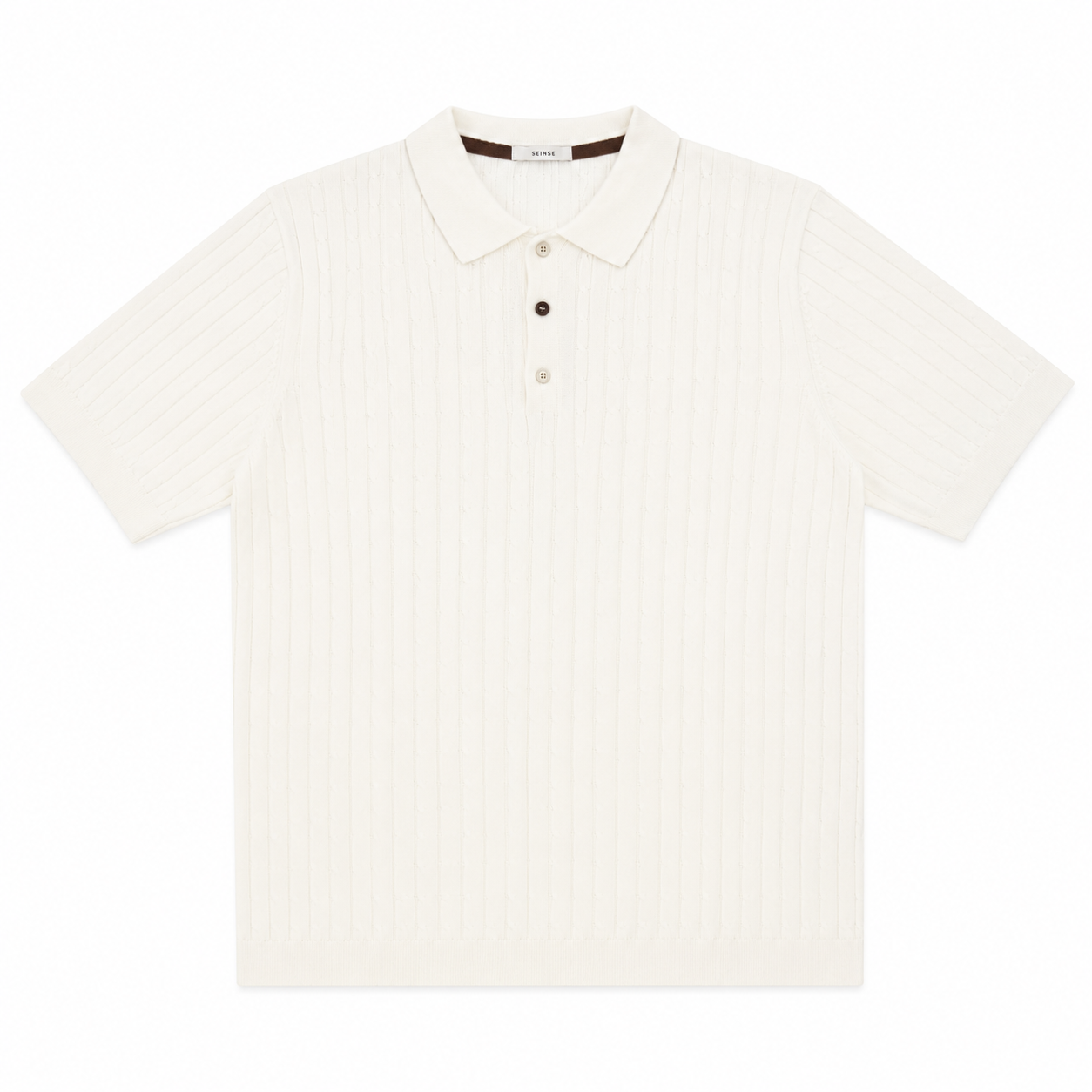 Polo SEINSE in FilO di Cotone Intrecciato
