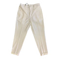 Pantalone Chino SYST  con Vita Elasticizzata Bianco