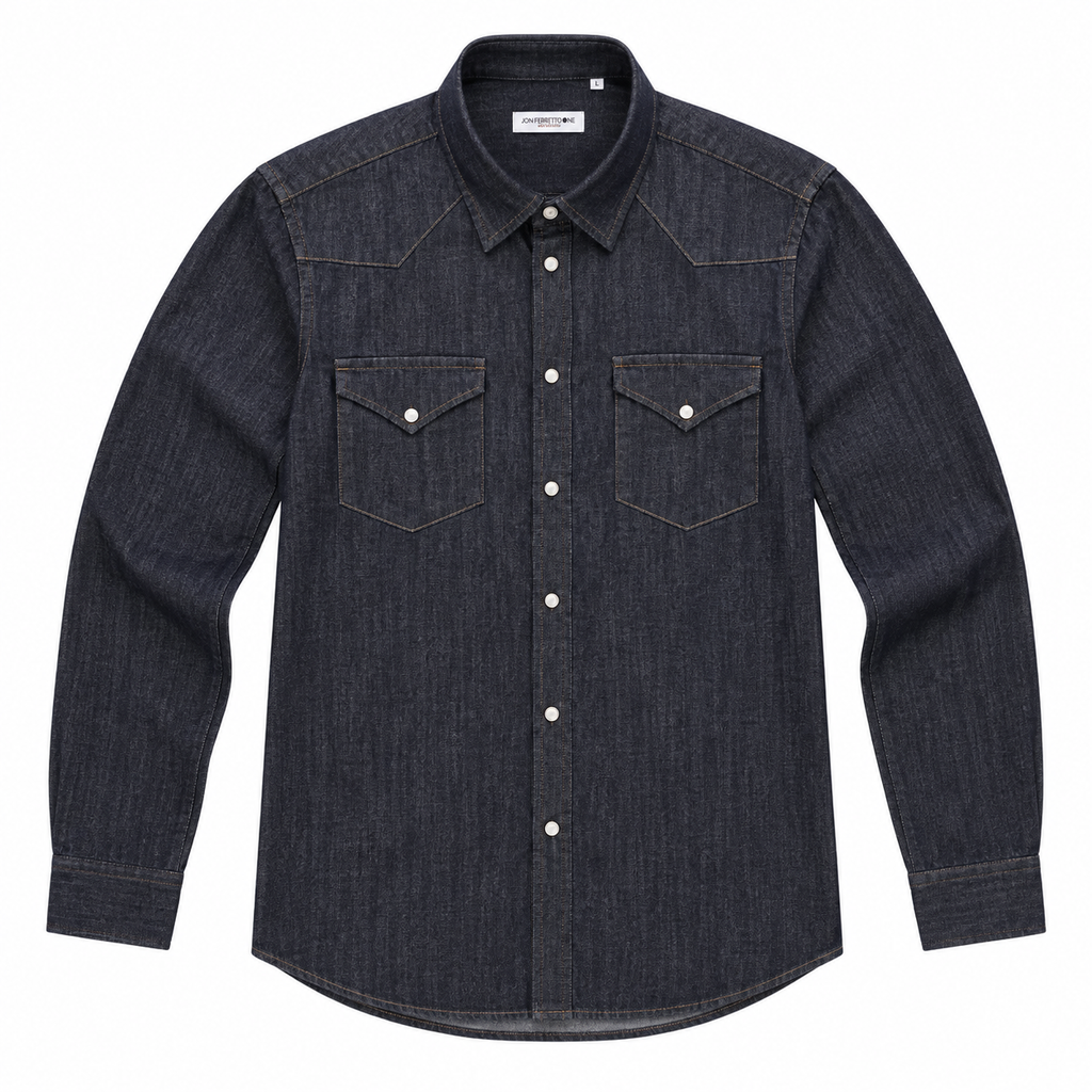 Camicia Jeans Sartoriale Texana Jhon Ferretto