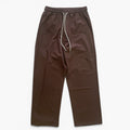 Pantalone Wide-Leg Comfort Con Laccio Fondo Largo  Moro