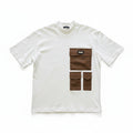 T-Shirt DuePuntoZero Multi Pocket Moro