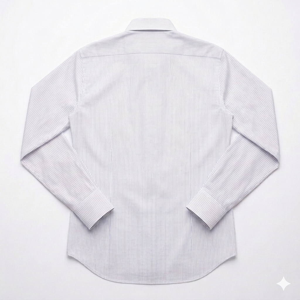 Camicia Sartoriale Jhon Ferretto  – Righe Sottili Celesti