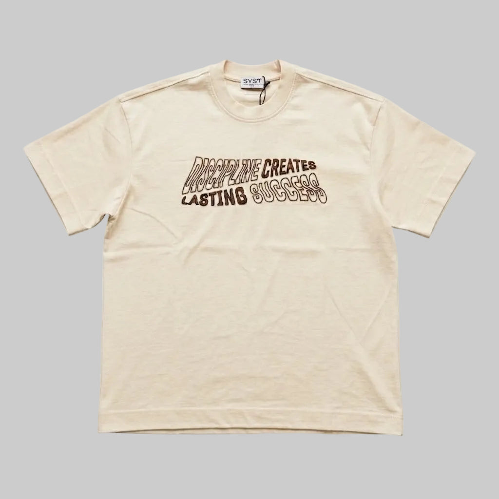 T-Shirt SYST Discipline Beige