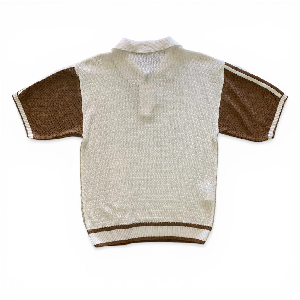 Polo SYST In Filo Intrecciata Panna