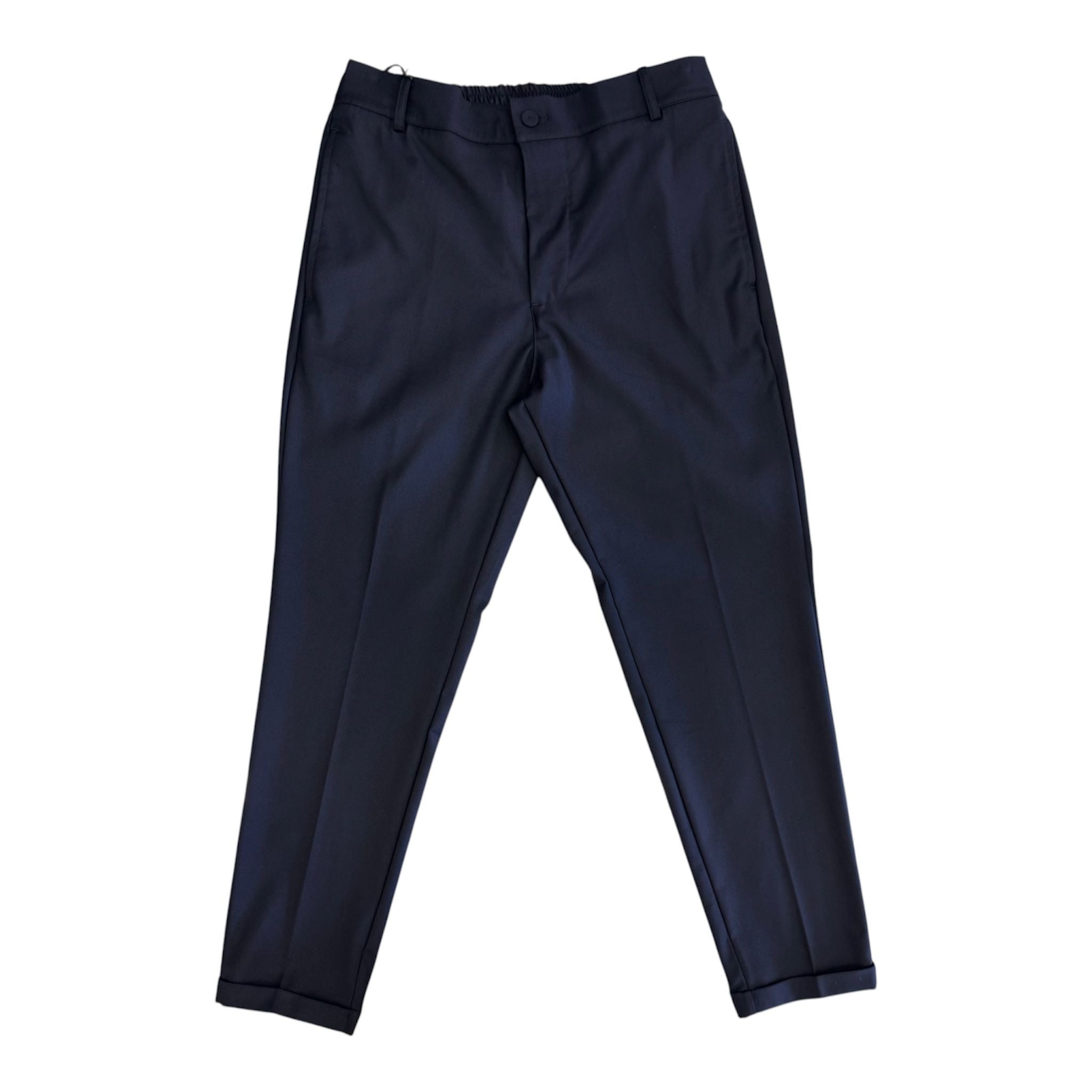 Pantalone Chino SYST  con Vita Elasticizzata BLU