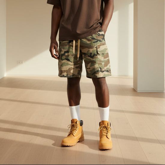 Short Cargo Utility Camo