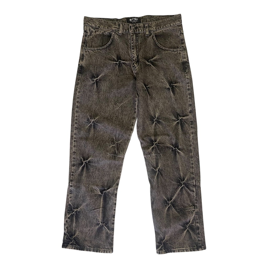 Jeans SYST Lavaggio Acido – Relaxed Fit con Texture 3D