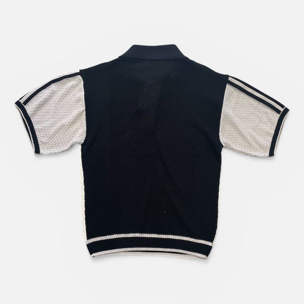 Polo SYST In Filo Intrecciata Nera